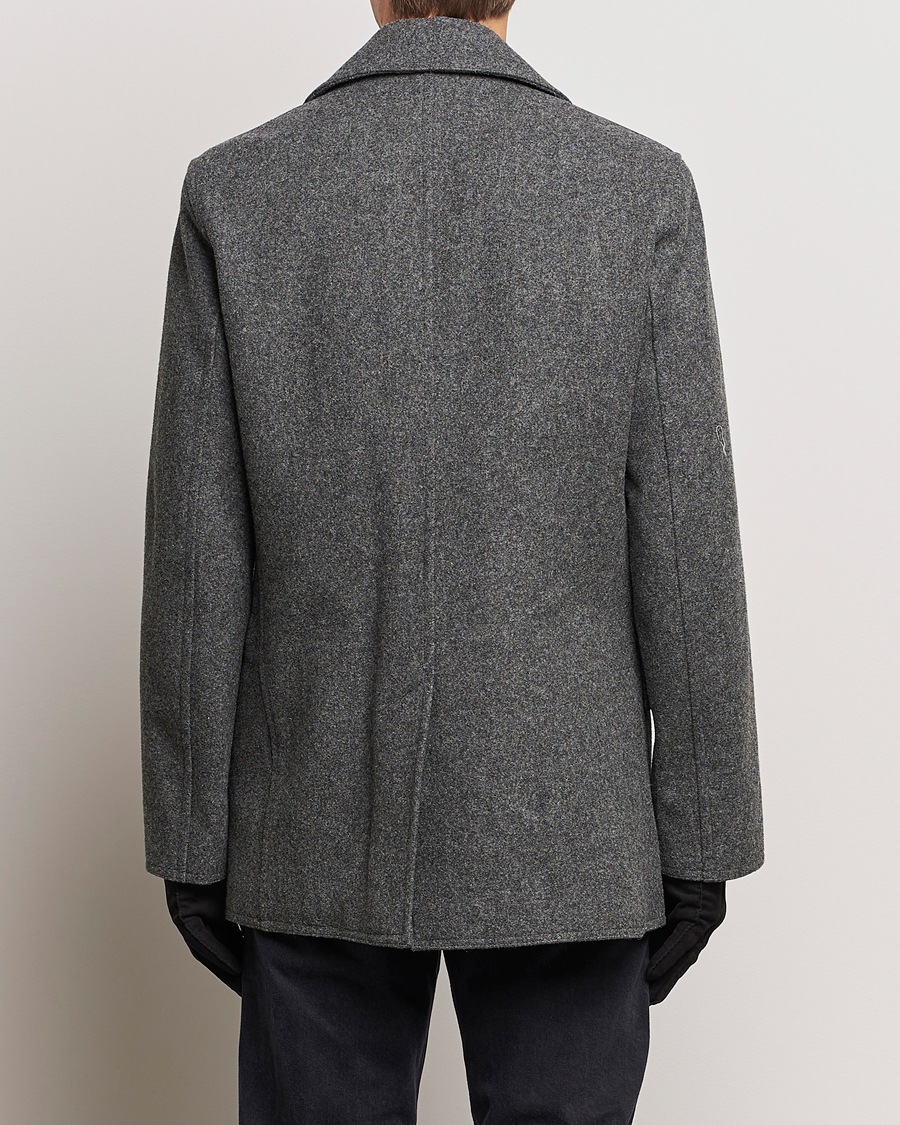 Herren | Jacken | Gloverall | Churchill Reefer Peacoat Grey