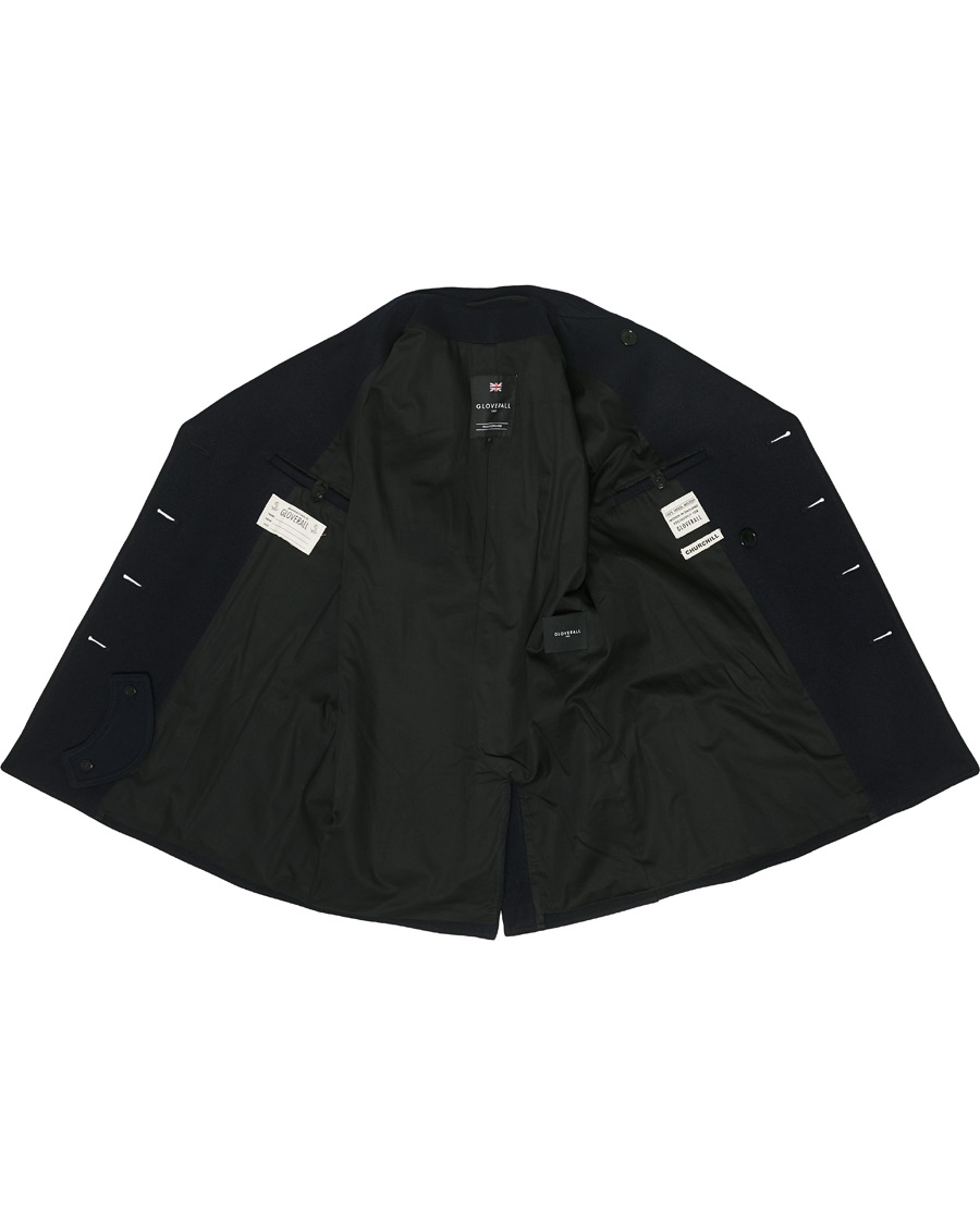 Herren | Jacken | Gloverall | Churchill Reefer Peacoat Navy