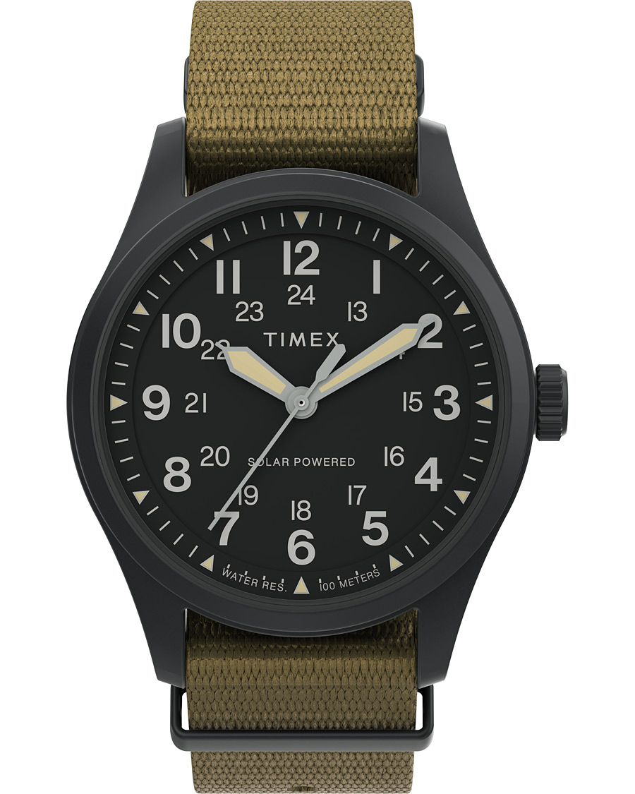 Herren | Timex Field Post Solar Watch 36mm Green/Black | Timex | Field Post Solar Watch 36mm Green/Black