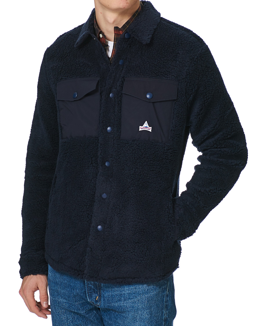 Herren | Hemden | Holubar | M155 Fleece Overshirt Dark Blue