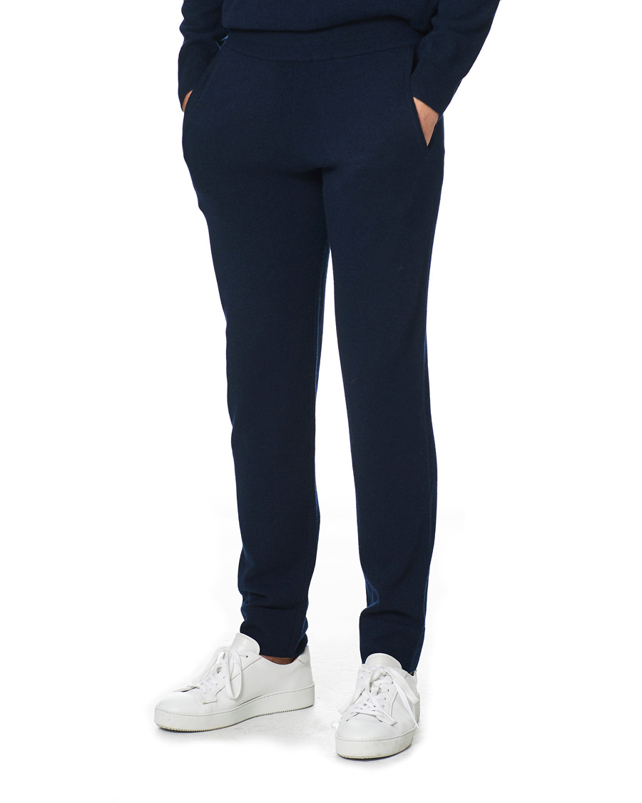 Herren | Hosen | People's Republic of Cashmere | Cashmere Sweatpants Navy