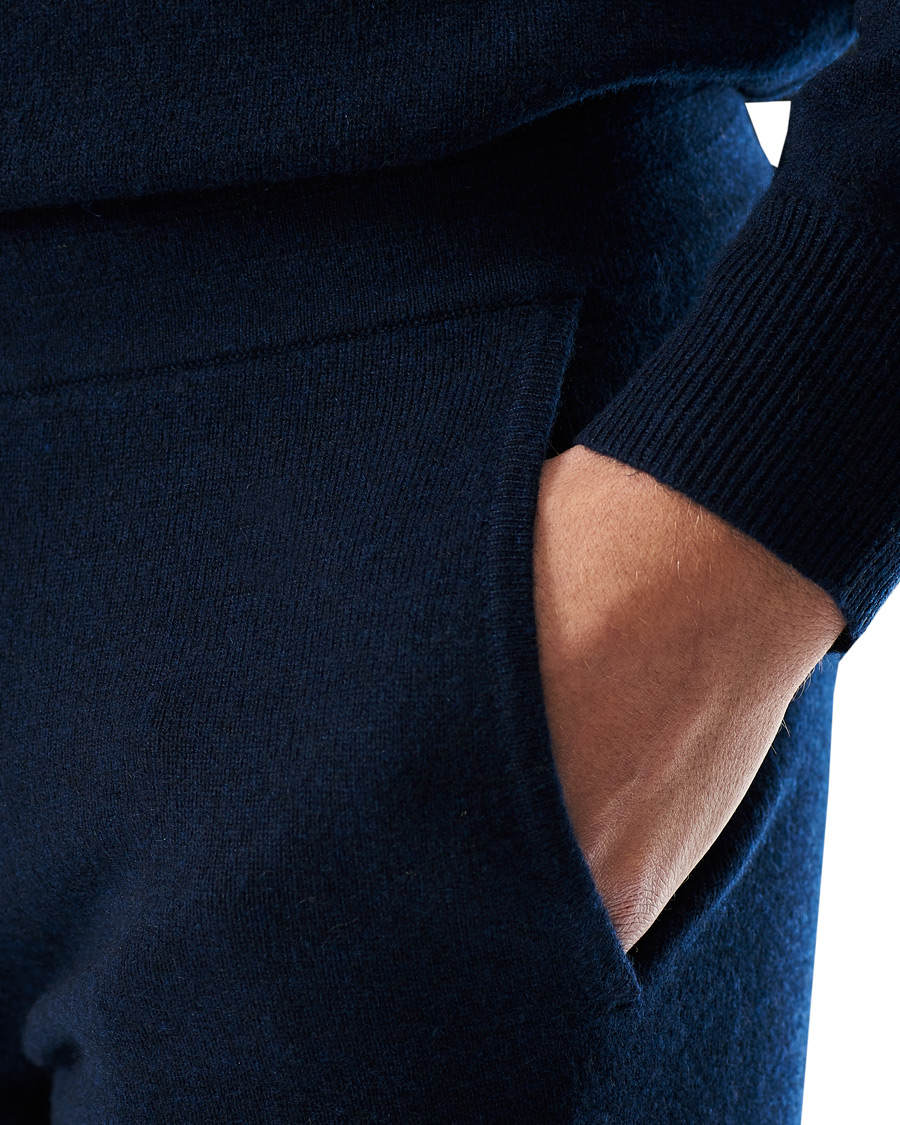 Herren | Hosen | People's Republic of Cashmere | Cashmere Sweatpants Navy