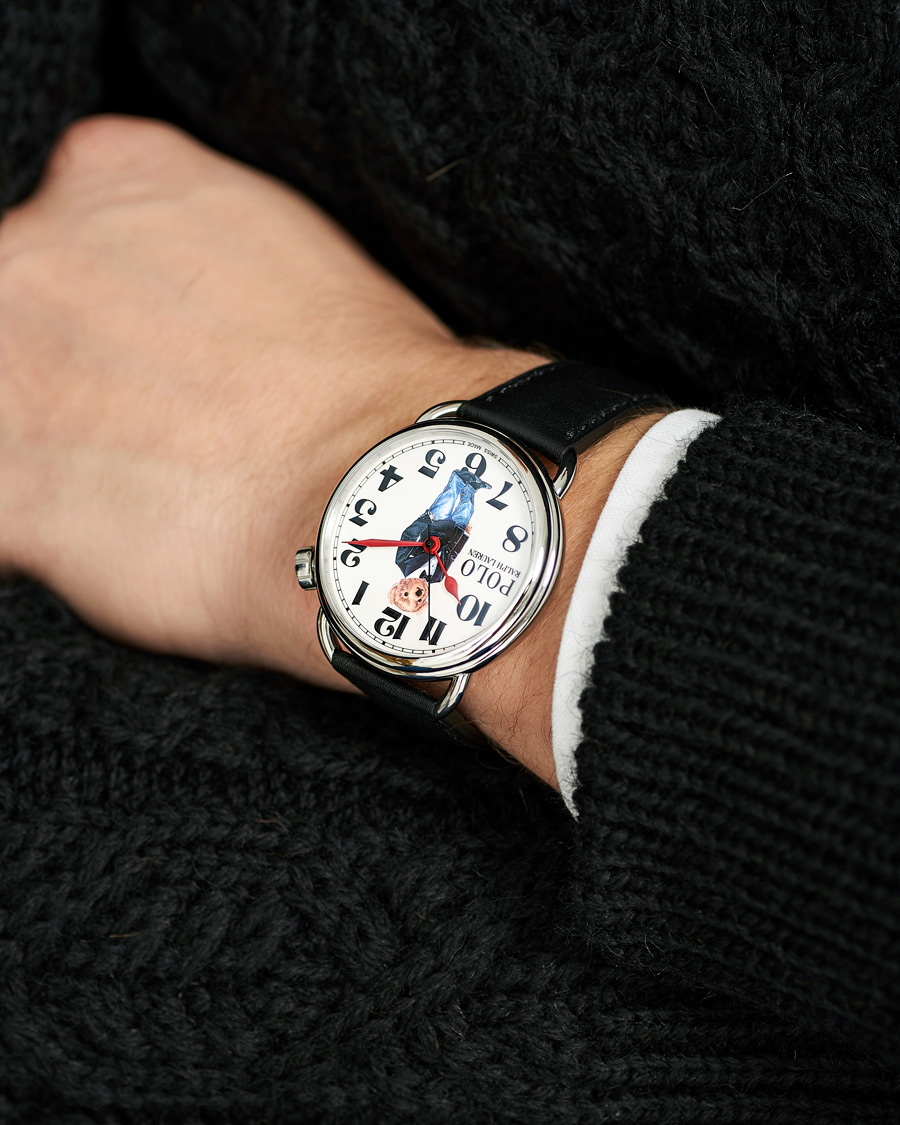 Herren | Polo Ralph Lauren 42mm Automatic Denim Tux Bear White Dial | Polo Ralph Lauren | 42mm Automatic Denim Tux Bear White Dial