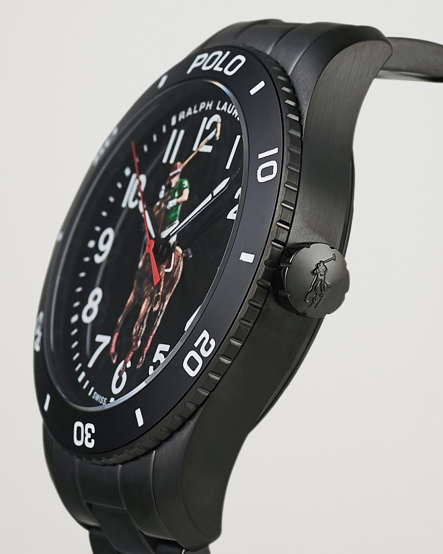 Herren | Polo Ralph Lauren 42mm Automatic Pony Player Black Dial | Polo Ralph Lauren | 42mm Automatic Pony Player Black Dial