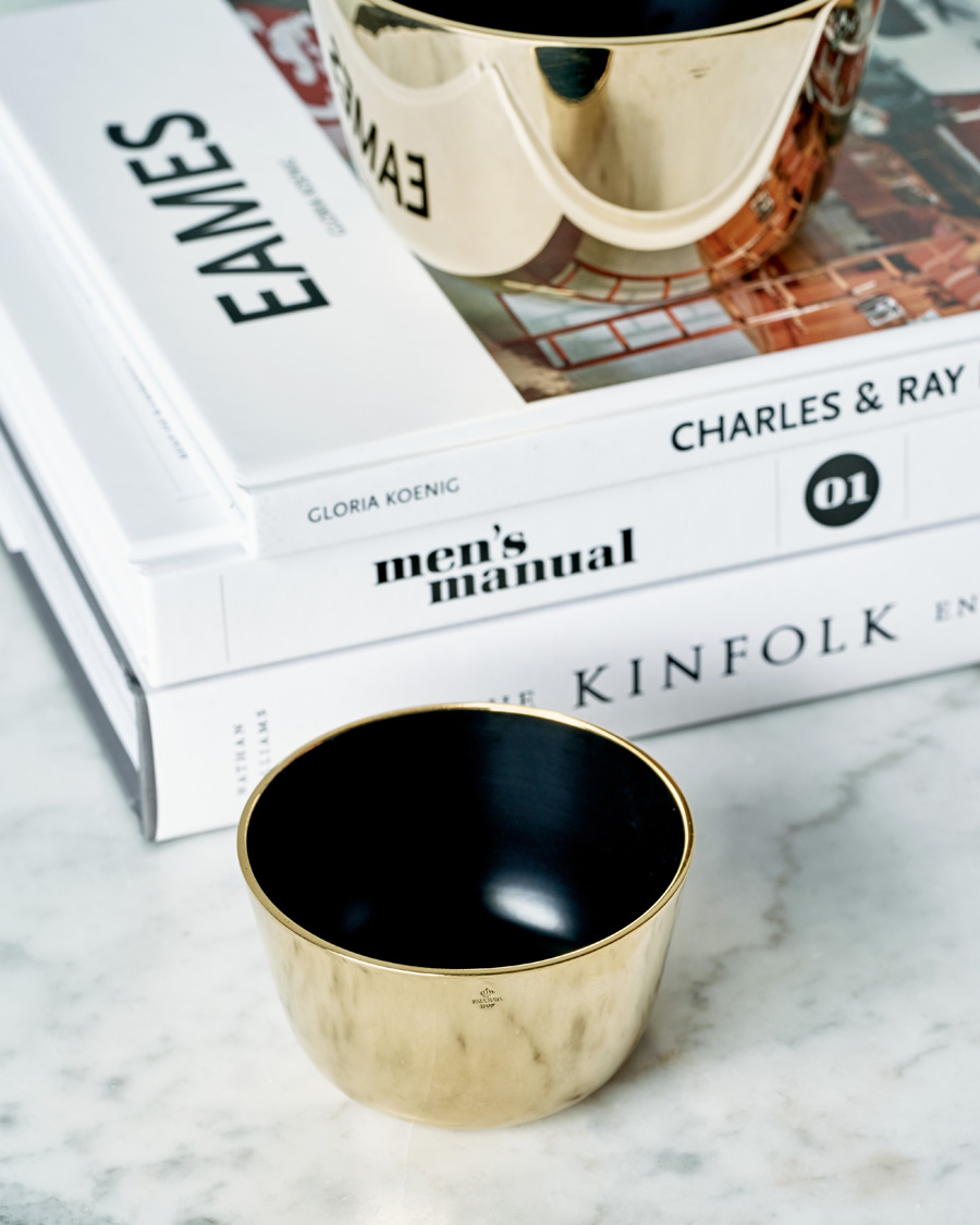 Herren | Skultuna Kolte Bowl Small Brass/Black | Skultuna | Kolte Bowl Small Brass/Black