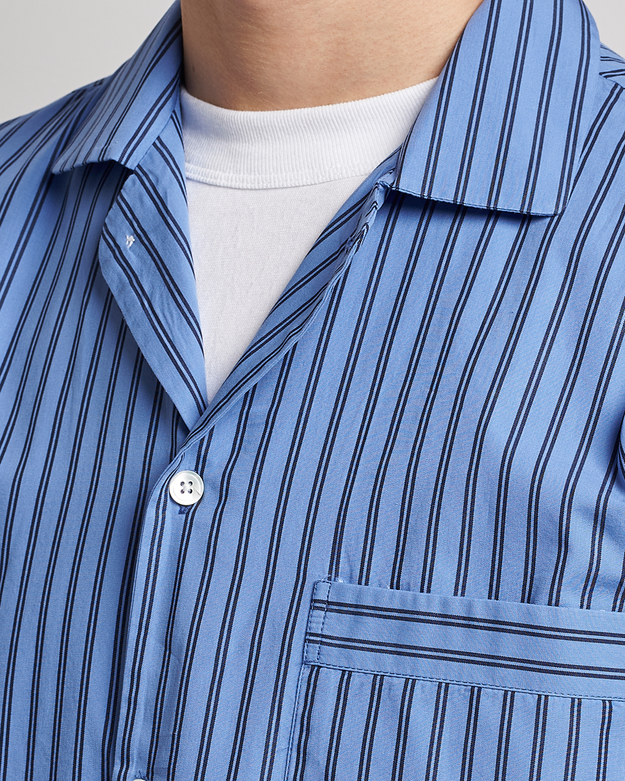 Herren | Schlafanzüge & Bademäntel | Tekla | Poplin Pyjama Shirt Boro Stripes