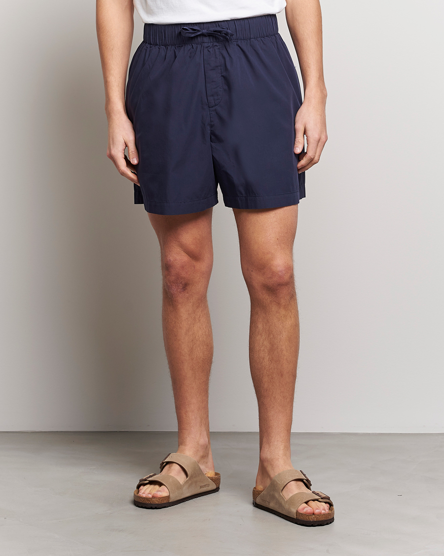 Herren | Kleidung | Tekla | Poplin Pyjama Shorts True Navy