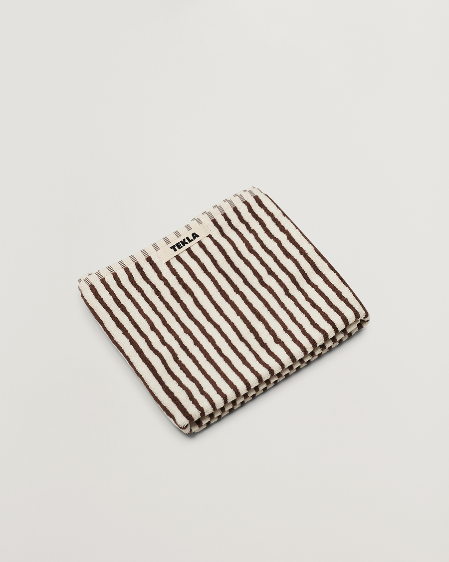 Herren | Textilien | Tekla | TeklaOrganic Terry Hand TowelKodiak Stripes