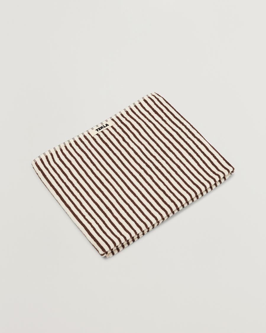 Herren | Textilien | Tekla | TeklaOrganic Terry Bath TowelKodiak Stripes
