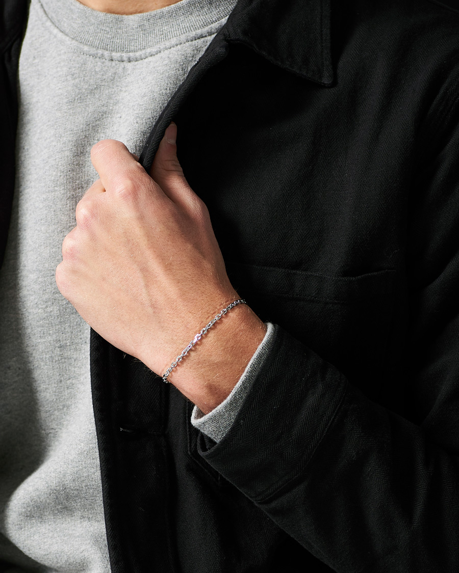 Herren | Special gifts | Tom Wood | Anker Chain Bracelet Silver