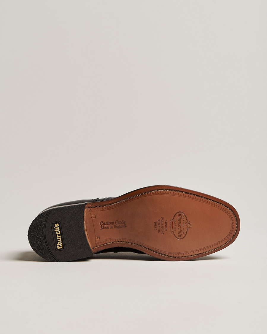 Herren | Church's Burwood Polished Binder Brogue Black | Church's | Burwood Polished Binder Brogue Black