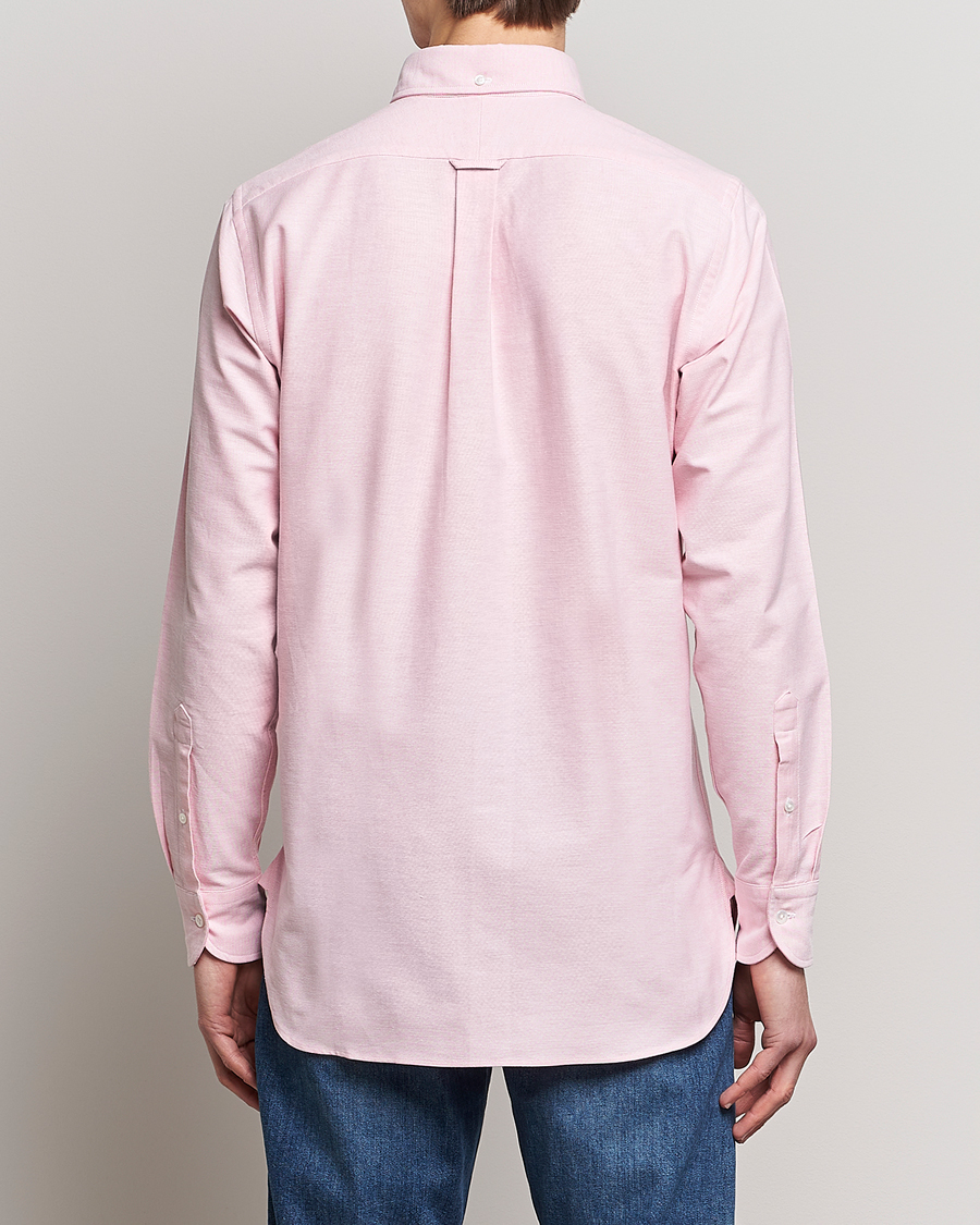 Herren | Hemden | Drake's | Button Down Oxford Shirt Pink