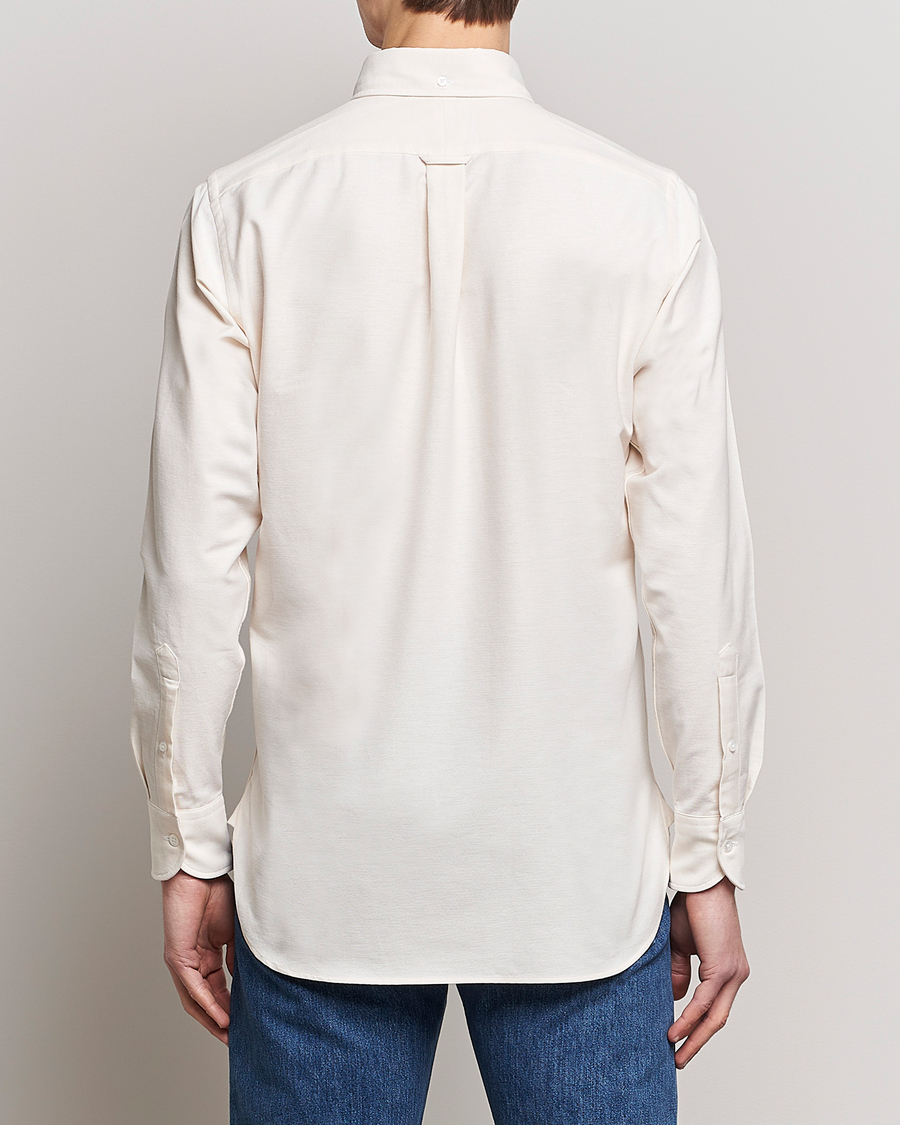 Herren | Hemden | Drake's | Button Down Oxford Shirt Cream