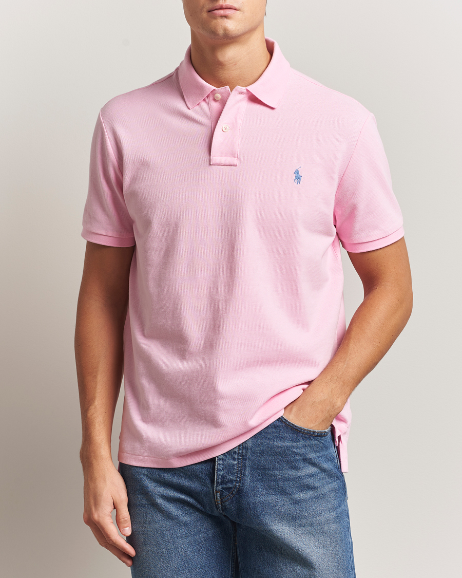 Herren | Poloshirts | Polo Ralph Lauren | Custom Slim Fit Polo Carmel Pink