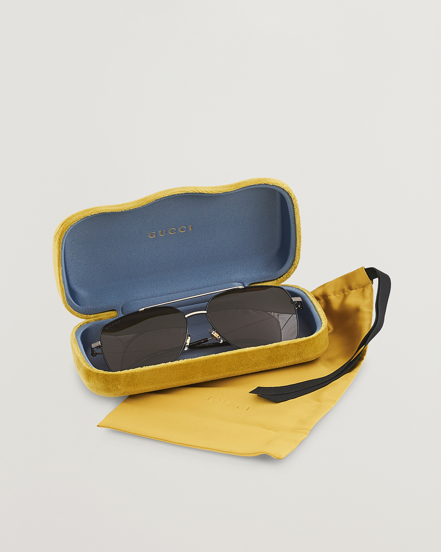 Herren | Gucci GG1053SK Sunglasses Gold Brown | Gucci | GG1053SK Sunglasses Gold Brown