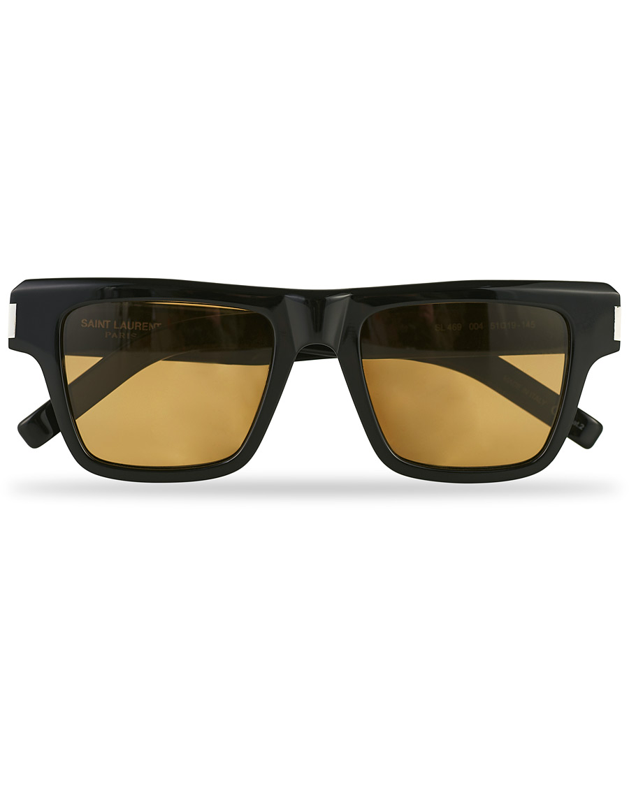 Herren | Saint Laurent SL 469 Sunglasses Black Yellow | Saint Laurent | SL 469 Sunglasses Black Yellow