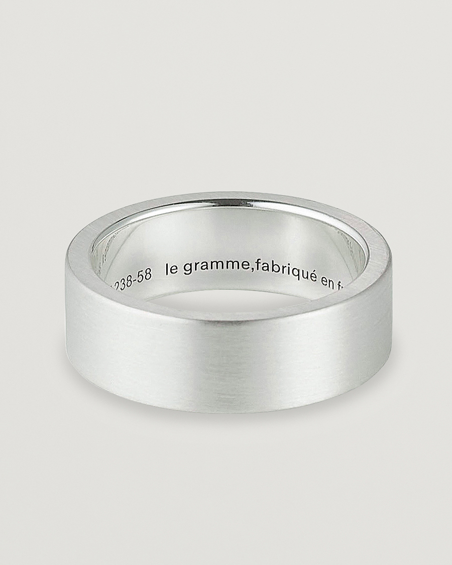 Herren | Schmuck | LE GRAMME | Ribbon Brushed Ring Sterling Silver