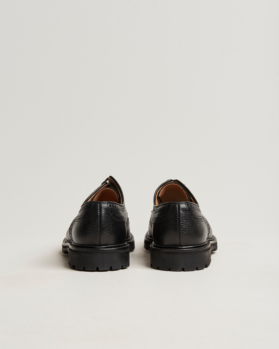 Herren | Derby | Crockett & Jones | Pembroke Derbys Scotch Grain Vibram Black Calf