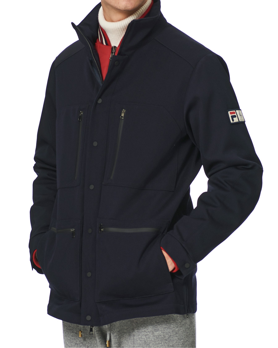 Herren | Jacken | Piacenza Cashmere | X FILA Telavera Jacket Black