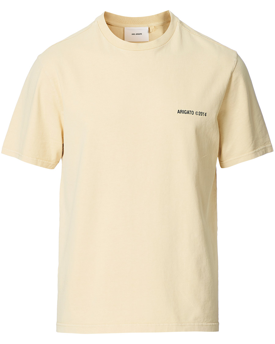 Herren | T-Shirts | Axel Arigato | London Tee Natural Yellow
