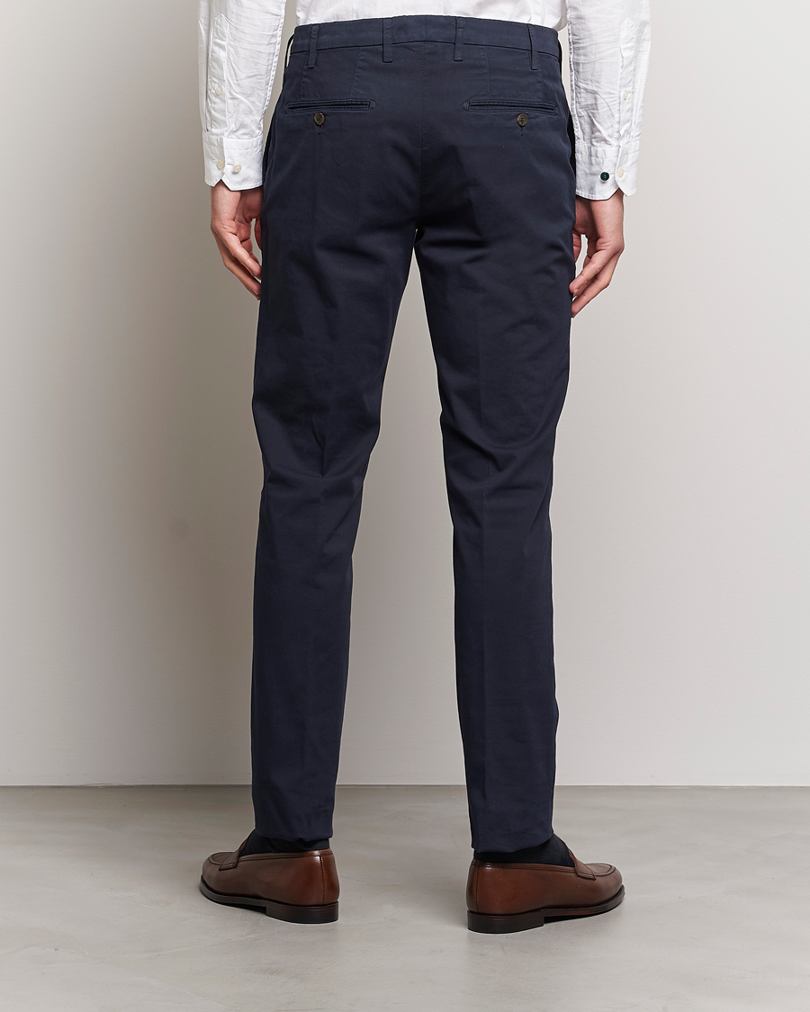Herren | Hosen | Canali | Cotton Stretch Chinos Navy