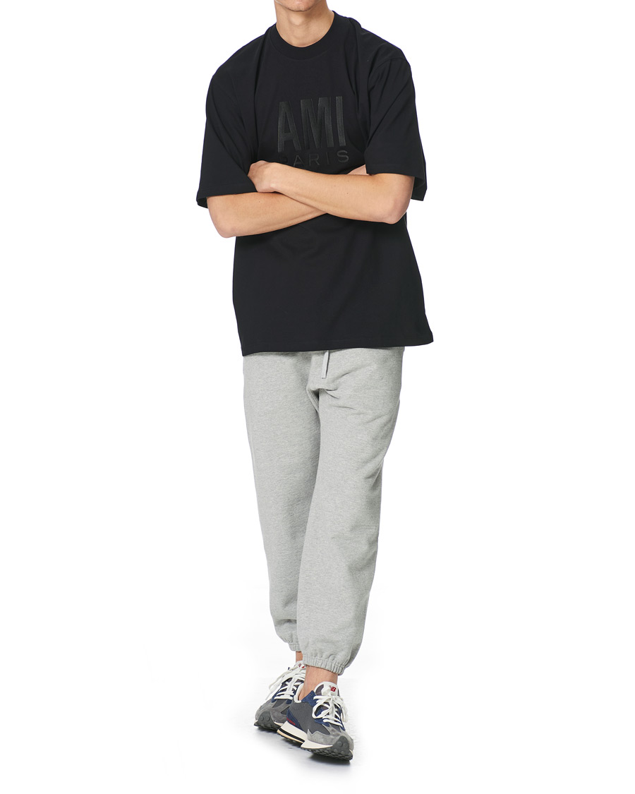 Herren | T-Shirts | AMI | Oversize Logo Tee Black