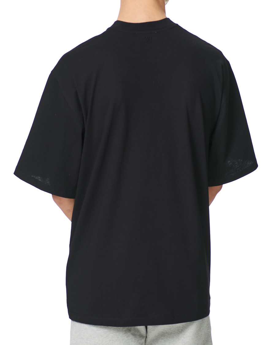 Herren | T-Shirts | AMI | Oversize Logo Tee Black