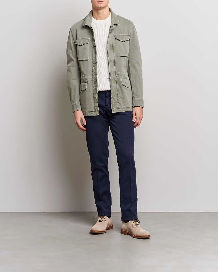 Herren | Hosen | Brunello Cucinelli | Slim Fit Chinos Navy