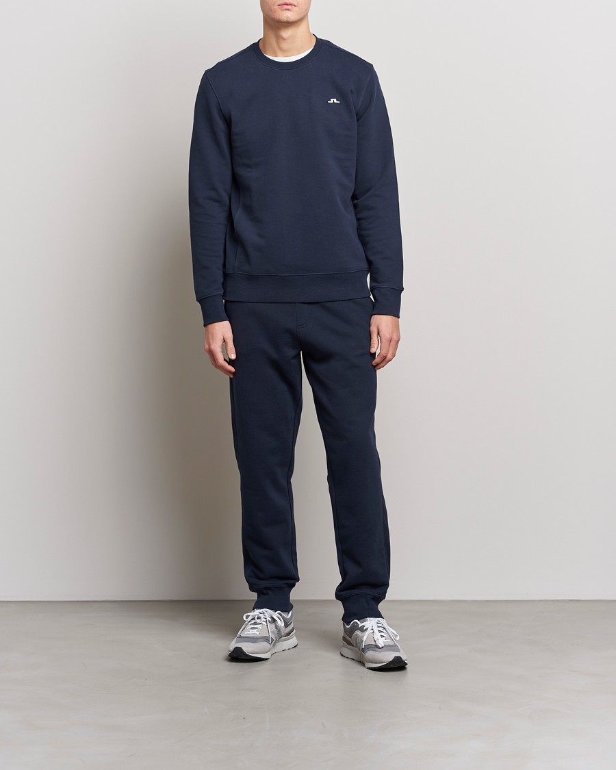 Herren | Pullover | J.Lindeberg | Cal Crew Neck Sweat Navy