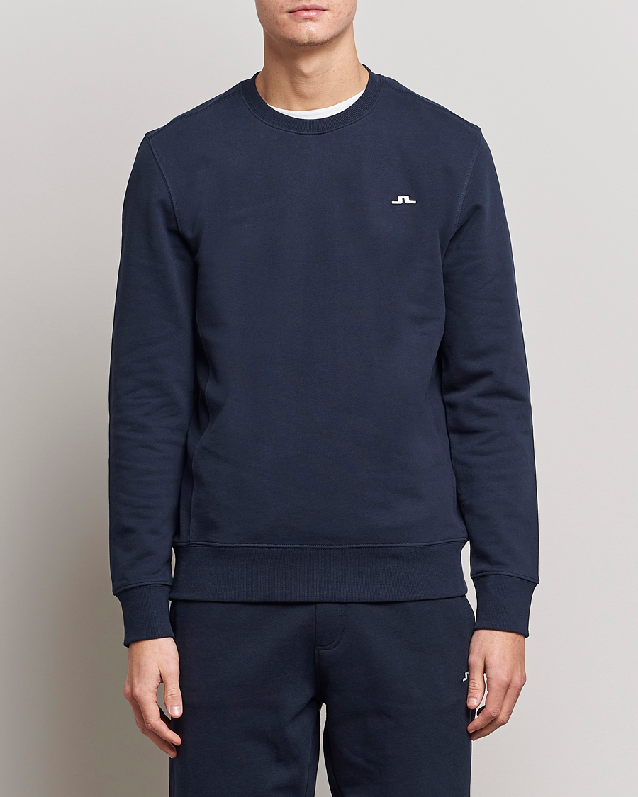 Herren | Pullover | J.Lindeberg | Cal Crew Neck Sweat Navy