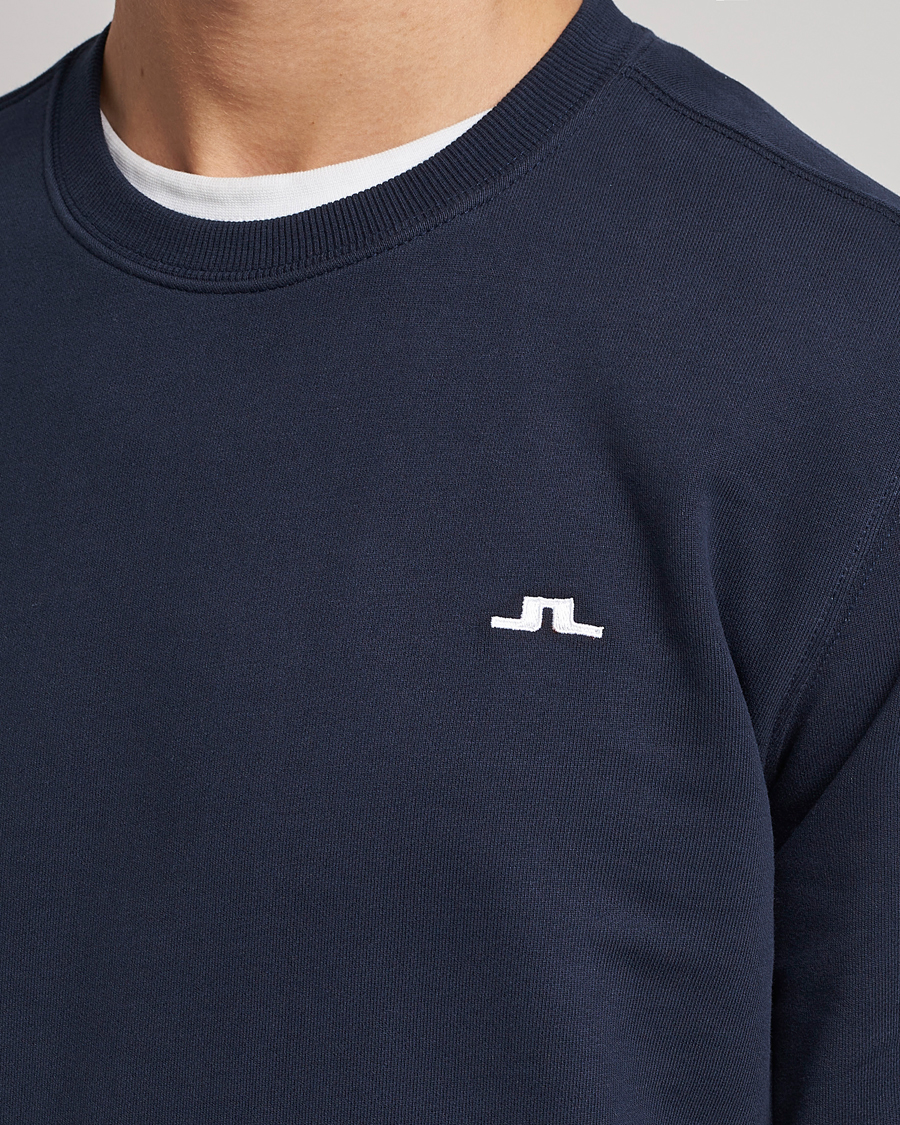 Herren | Pullover | J.Lindeberg | Cal Crew Neck Sweat Navy