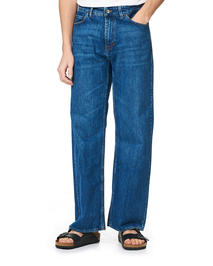 Herren | Jeans | Tiger of Sweden | Tille Cotton Jeans Royal Blue