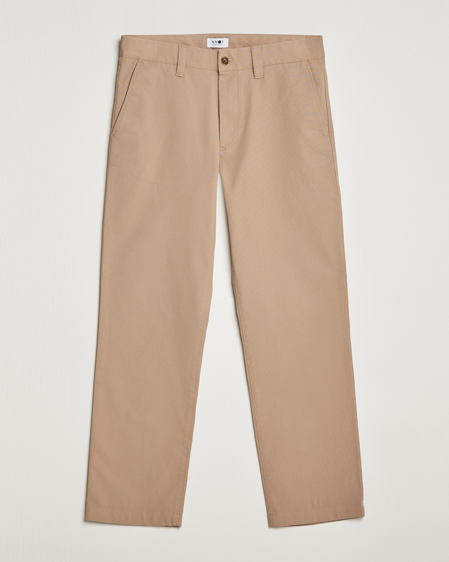 Herren | Hosen | NN07 | Alex Straight Fit Cotton Chinos Khaki