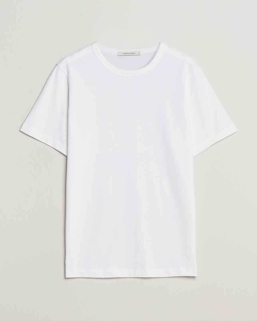 Herren | T-Shirts | A Day's March | Heavyweight T-Shirt White