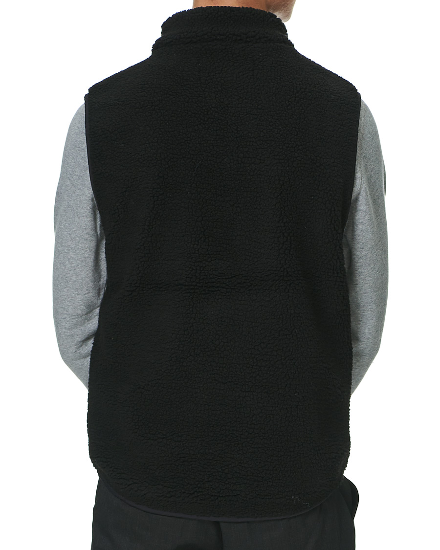 Herren | Pullover | A Day's March | Arvån Recycled Fleece Vest Black