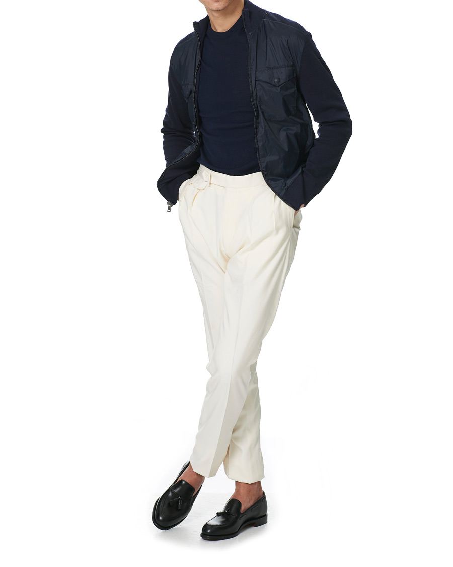 Herren | Pullover | Ralph Lauren Purple Label | Hybrid Zip Sweater Classic Navy