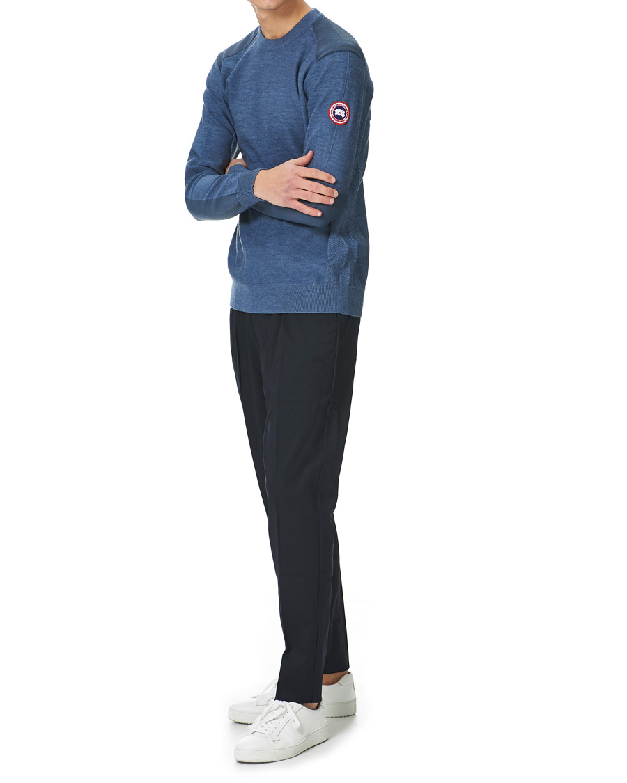 Herren | Pullover | Canada Goose | Dartmouth Crew Neck Sweater Ozone Blue Heather