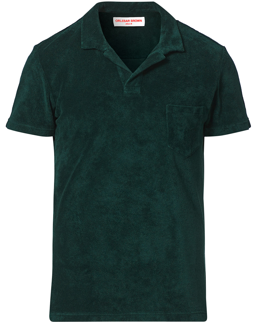 Herren | Poloshirts | Orlebar Brown | Terry Polo Racing Green