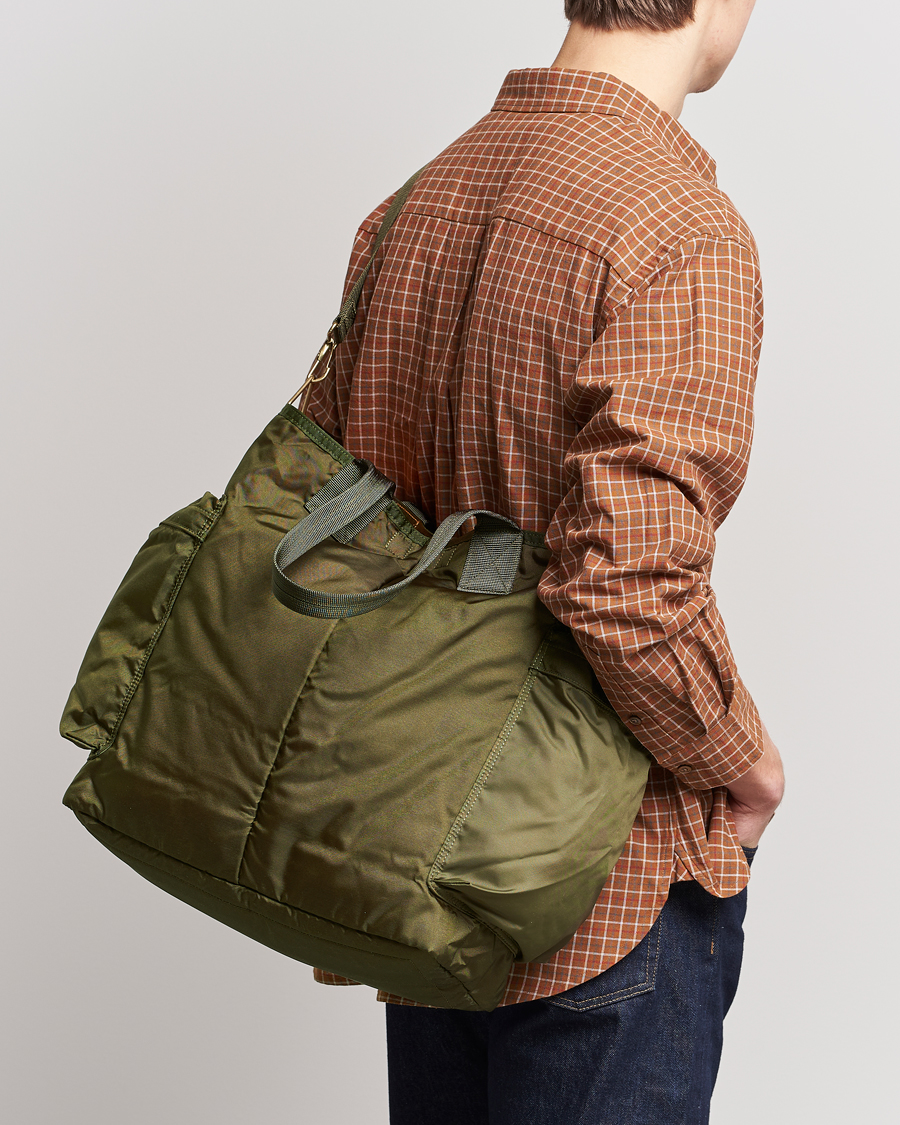 Men | Porter-Yoshida & Co. | Porter-Yoshida & Co. | Force 2Way Tote Bag Olive Drab