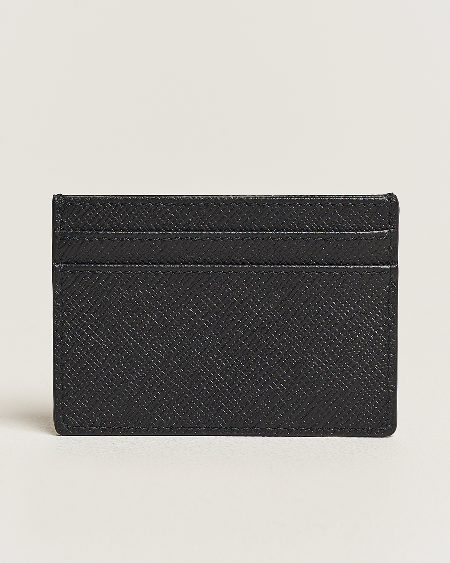 Herren | Accessoires | Smythson | Panama Flat Cardholder Black