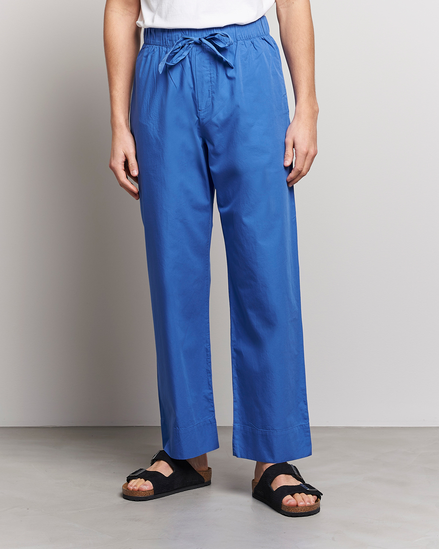 Herren | Pyjamas | Tekla | Poplin Pyjama Pants Royal Blue