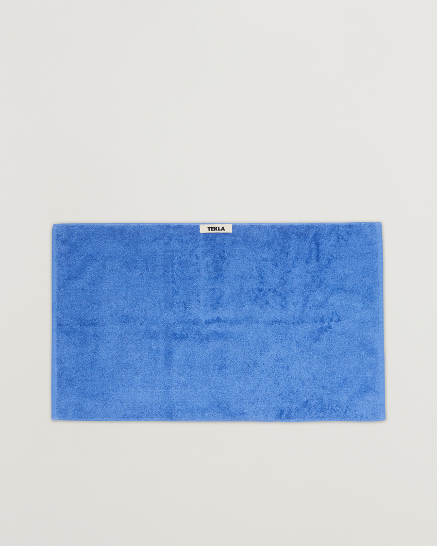 Herren | Für den Entspannten | Tekla | Organic Terry Hand Towel Clear Blue