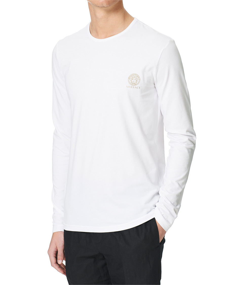 Herren | T-Shirts | Versace | Medusa Long Sleeve Tee White