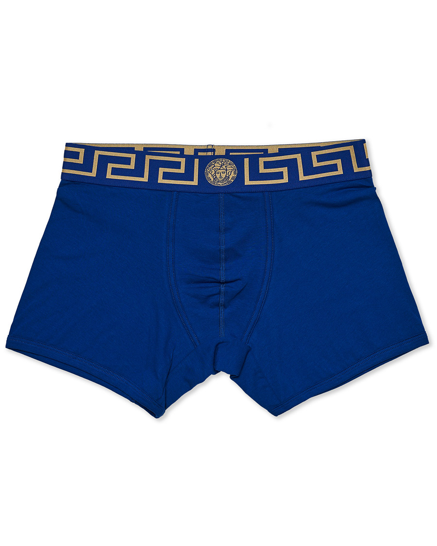 Herren | Unterwäsche | Versace | Greca Boxer Briefs Blue