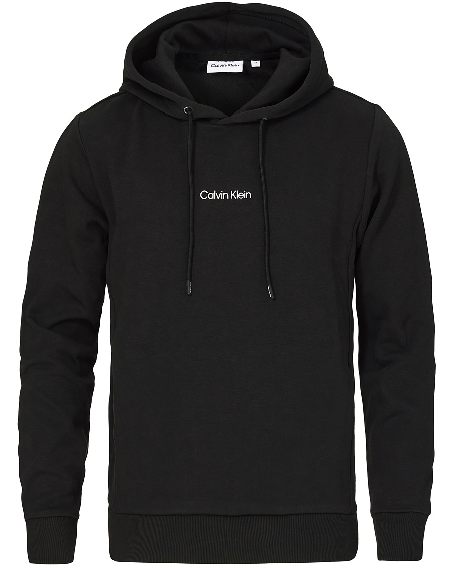 Herren | Pullover | Calvin Klein | Small Chest Logo Hoodie Black