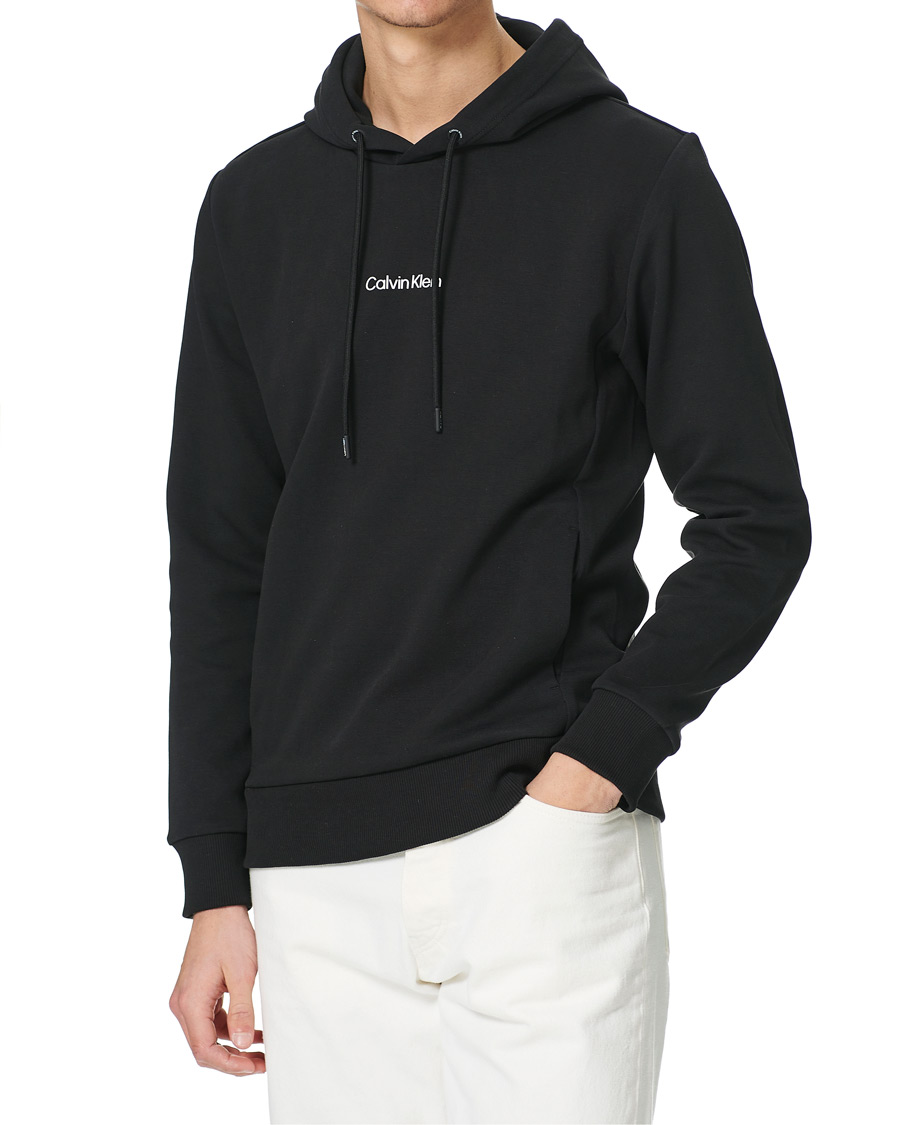 Herren | Pullover | Calvin Klein | Small Chest Logo Hoodie Black