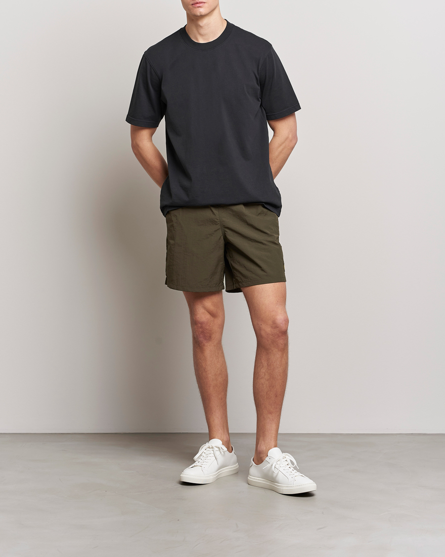 Herren | Badehosen | Lyle & Scott | Plain Swimshorts Olive