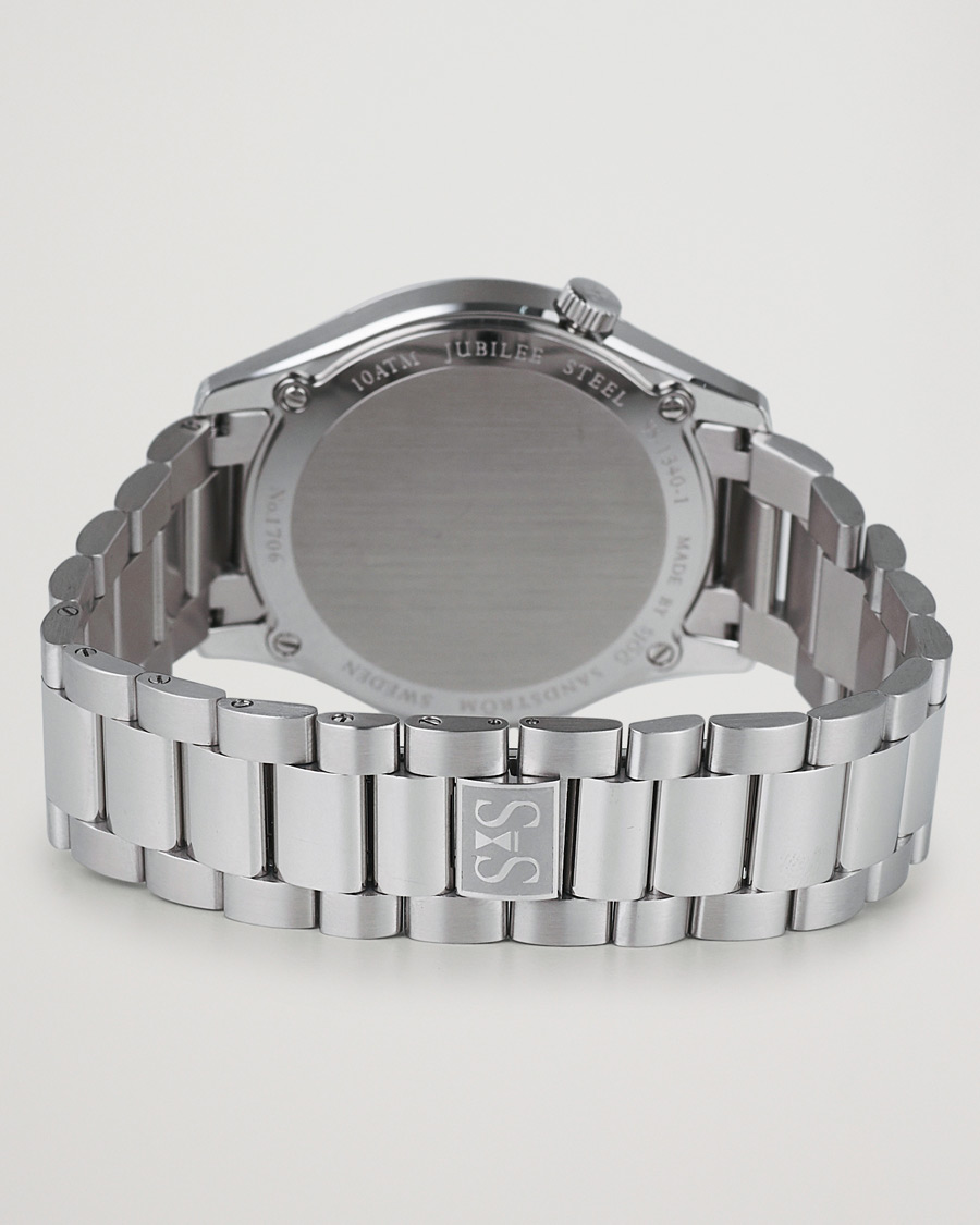 Herren | Sjöö Sandström Jubilee Steel Quartz 40mm Blue/Steel | Sjöö Sandström | Jubilee Steel Quartz 40mm Blue/Steel