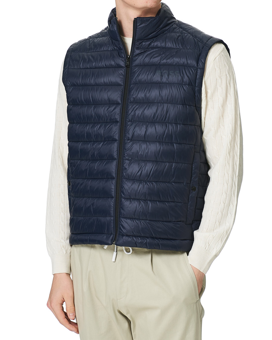 Herren | Westen | BOSS BLACK | Calano Down Vest Dark Blue
