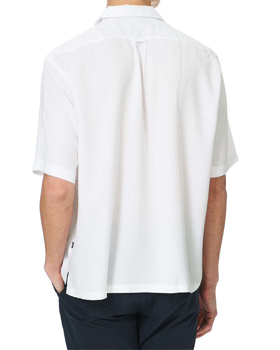 Herren | Hemden | BOSS BLACK | BOSS Lars Resort Collar Short Sleeve Shirt White